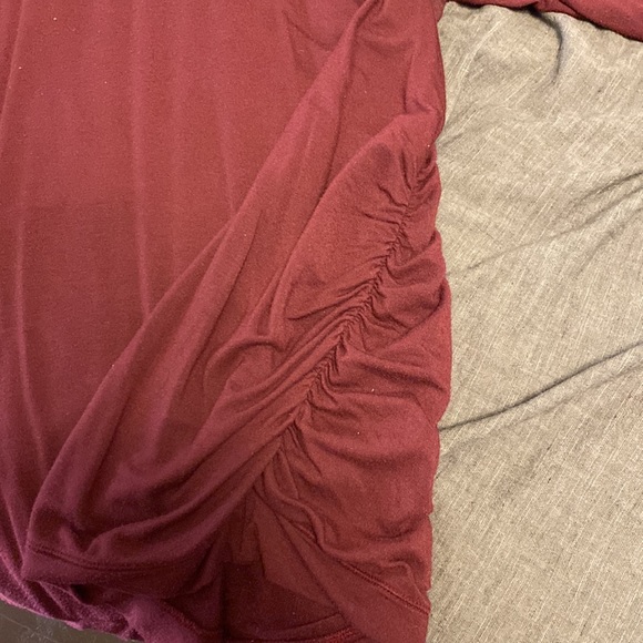 Cowl-neck Maternity Hoodie - Picture 2 of 5